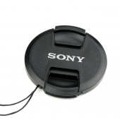 Sony Lensler İçin 72mm Snap On Lens Kapağı, Objektif Kapağı Bağcıklı - 1