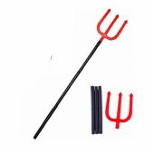 Kırmızı Renk Plastik Şeytan Çatalı 16x108 cm - 1