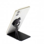 RİSİNGMABER Metal Mat Siyah Dekoratif Kadın Telefon Tutacağı - 2