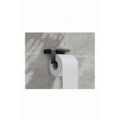 RİSİNGMABER Metal Banyo Havlu Askılığı & Tuvalet Kağıdı Askılığı 2li set Mat Siyah - 2