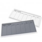 Haftalık Planlama Spiralli Not Defteri Simple Weekly Planner - 1