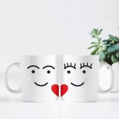 Sevgililer Gününe Özel İsimli İkili Aşk Kupası - 1