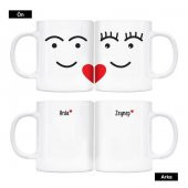 Sevgililer Gününe Özel İsimli İkili Aşk Kupası - 2