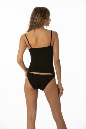 Kadın Dantelli Penye Atlet Külot / Kaşkorse Set thumbnail 1