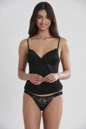 Dantelli Penye Atlet Külot / Kaşkorse Set thumbnail 1