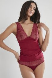 Kadın Dantelli Penye Atlet Külot / Kaşkorse Set thumbnail 2