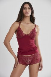Dantelli Penye Atlet Külot Kaşkorse Set thumbnail 1