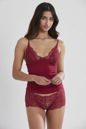 Dantelli Penye Atlet Külot Kaşkorse Set thumbnail 2