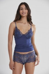 Dantelli Penye Atlet Külot Kaşkorse Set - 2