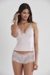 Dantelli Penye Atlet Külot Kaşkorse Set thumbnail 2