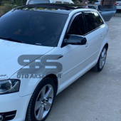 A3 8P Batman Yarasa Ayna Kapağı Piano Black / 2008-2012 - 11