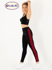 Active Sportive Üç Çizgili Tayt - 6