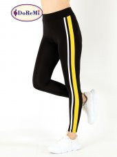 Active Sportive Çift Çizgili Tayt - 4