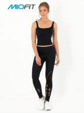File Detaylı Seamless Spor Tayt - 7