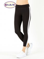 Active Sportive Çizgili Tayt thumbnail 1