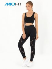 Çapraz Askı Detaylı Destekli Seamless Spor Sütyeni - 7