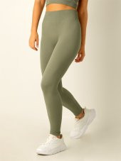 Seamless Fitilli Toparlayıcı Kadın Spor Tayt - 4