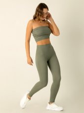Seamless Fitilli Toparlayıcı Kadın Spor Tayt - 2