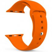 Watch Turuncu Kordon 42 mm 44 mm Silikon Kayış - 1