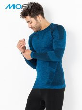 Erkek Active Sportive Uzun Kollu Dikişsiz Spor Tişört - 3