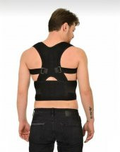 Unisex Siyah Dik Duruş Medikal Korsesi thumbnail 1