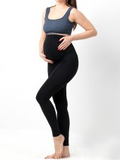 Seamless Yüksek Bel Hamile Tayt thumbnail 1