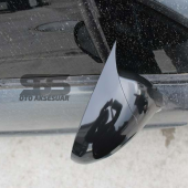 Peugeot 207 Batman Yarasa Ayna Kapağı Piano Black / 2006 - 2012 - 8