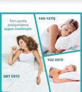 Boncuk Sılıkon  Yastık 5 Adet Antialerjik  Antibakteriyal 50x70cm 800GR Beyaz Diş Kılıfı 100 Pamuk - 7