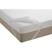 TEK KİŞİLİK SIVI GEÇİRMEZ  YATAK   ALEZİ  KORUYUCU 100  X 200 CM  PAMUKLU BEYAZ  REN  KÖŞELERİ   LASTIKLI - 2