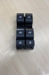 A6 A7 2019- CAM DÜĞMESİ SOL DÖRTLÜ KROMLU - 1