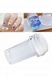 Kolay Tırnak Süsleme French Mührü Transfer Silikon Damga ve Bote French Set - 1