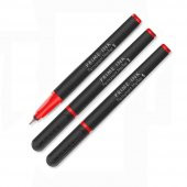 Kırmızı Asetat Kalemi Permanent S 0,4mm 3 Adet - 2