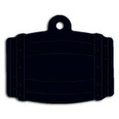 Fıçı Köpek Künyesi Siyah - 1