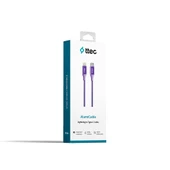 Ttec AlumiCable Type-c Lightning Hızlı Şarj Kablosu 150cm 2DK41MR Mor - 2