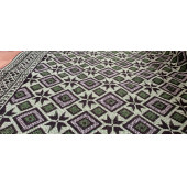 Algelsineve Makine Dokuması Baklava Desenli Kilim - 5