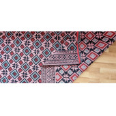 Algelsineve Makine Dokuması Baklava Desenli Kilim - 7