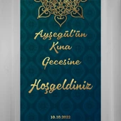 Kişiye Özel Nişan, Kına Gecesi, Düğün Afiş 95 - 1