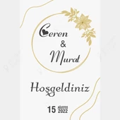 Kişiye Özel Nişan, Kına Gecesi, Düğün Afiş 19 - 1