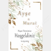 Kişiye Özel Nişan, Kına Gecesi, Düğün Afiş 09 - 1