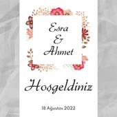 Kişiye Özel Nişan, Kına Gecesi, Düğün Afiş 174 - 2