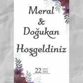 Kişiye Özel Nişan, Kına Gecesi, Düğün Afiş 129 - 1