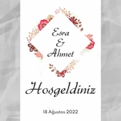 Kişiye Özel Nişan, Kına Gecesi, Düğün Afiş 175 - 1