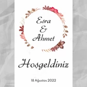Kişiye Özel Nişan, Kına Gecesi, Düğün Afiş 172 - 1