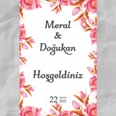 Kişiye Özel Nişan, Kına Gecesi, Düğün Afiş 139 - 1