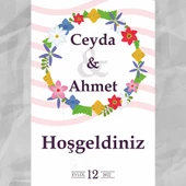 Kişiye Özel Nişan, Kına Gecesi, Düğün Afiş 188 - 1