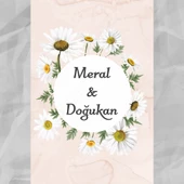Kişiye Özel Nişan, Kına Gecesi, Düğün Afiş 118 - 1