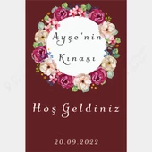 Kişiye Özel Nişan, Kına Gecesi, Düğün Afiş 29 - 1