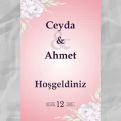 Kişiye Özel Nişan, Kına Gecesi, Düğün Afiş 191 - 1