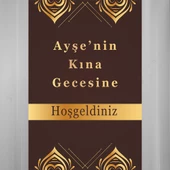 Kişiye Özel Nişan, Kına Gecesi, Düğün Afiş 65 - 1