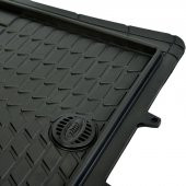 Pufi Kauçuk Paspas Universal Racing Havuzlu Siyah / TEPAY510-S - 4